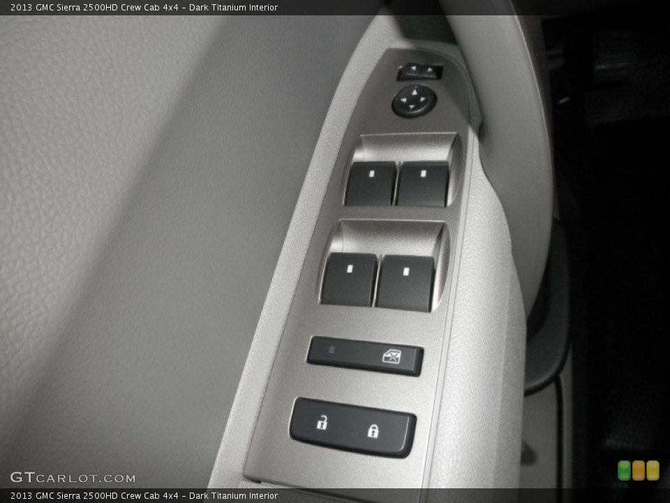 Dark Titanium Interior Controls for the 2013 GMC Sierra 2500HD Crew Cab 4x4 #75231600