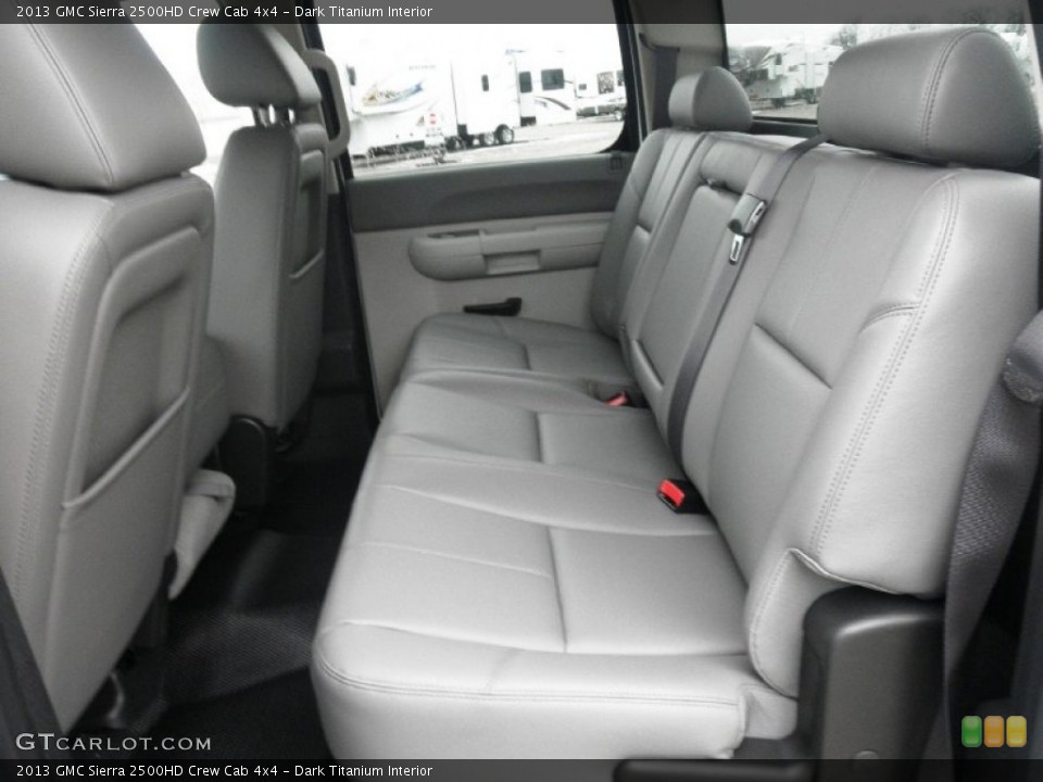 Dark Titanium Interior Rear Seat for the 2013 GMC Sierra 2500HD Crew Cab 4x4 #75231647