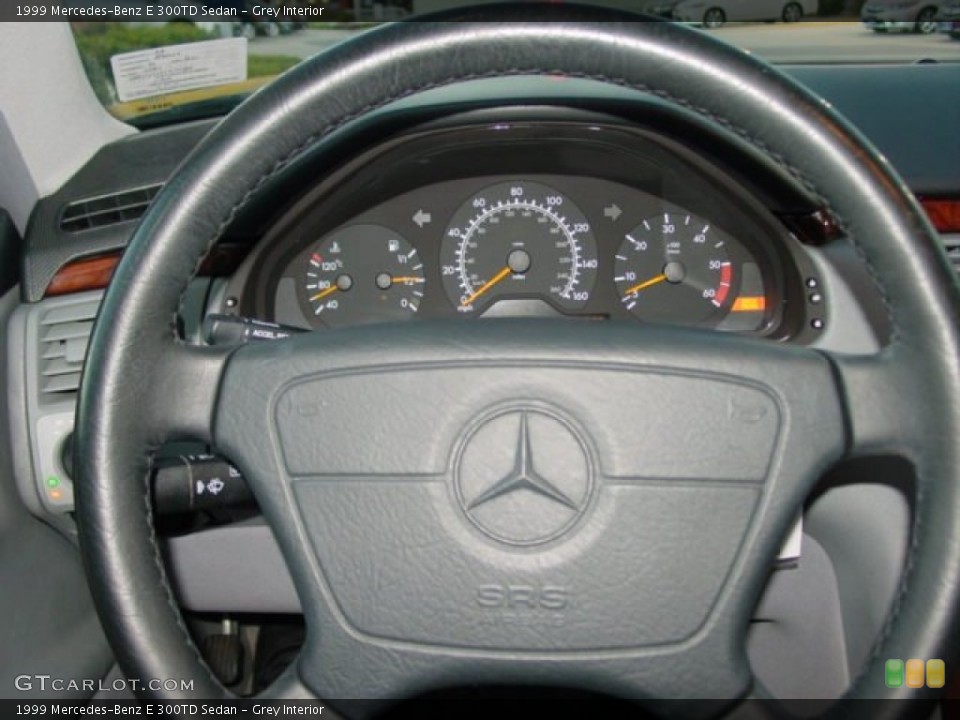 Grey Interior Steering Wheel for the 1999 Mercedes-Benz E 300TD Sedan #75231863