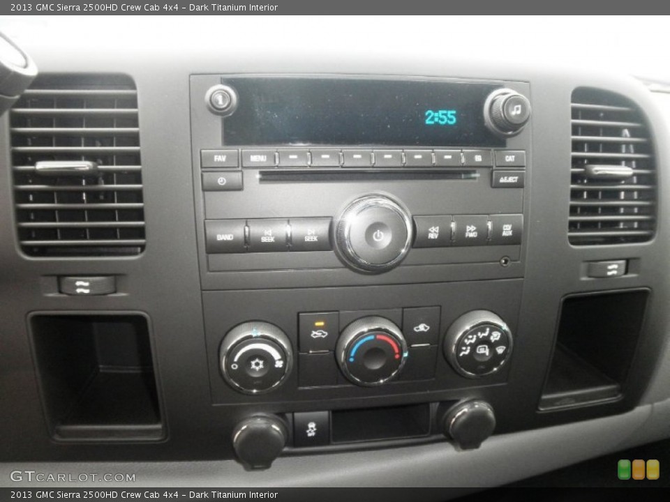 Dark Titanium Interior Controls for the 2013 GMC Sierra 2500HD Crew Cab 4x4 #75232604