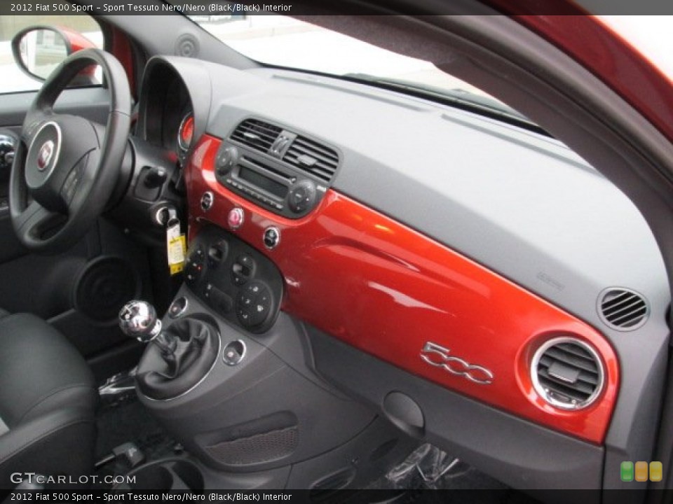 Sport Tessuto Nero/Nero (Black/Black) Interior Dashboard for the 2012 Fiat 500 Sport #75232680
