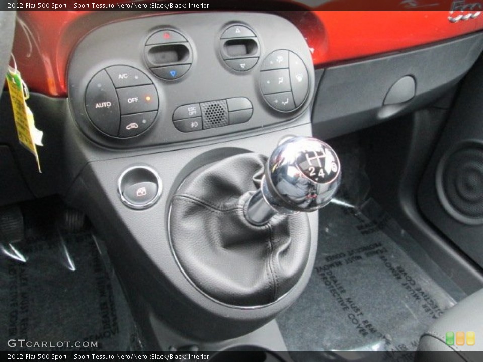 Sport Tessuto Nero/Nero (Black/Black) Interior Transmission for the 2012 Fiat 500 Sport #75232707
