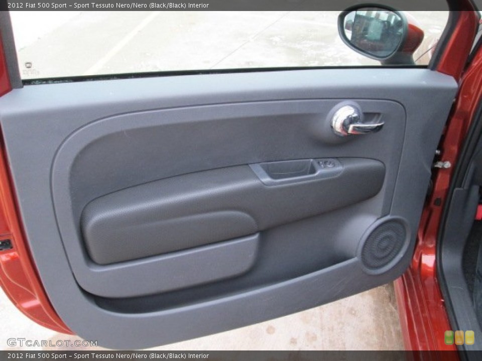 Sport Tessuto Nero/Nero (Black/Black) Interior Door Panel for the 2012 Fiat 500 Sport #75232983