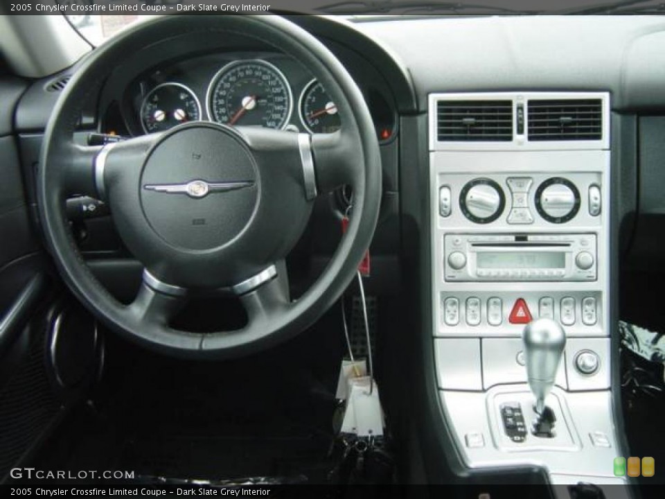 Dark Slate Grey Interior Controls for the 2005 Chrysler Crossfire Limited Coupe #7523404