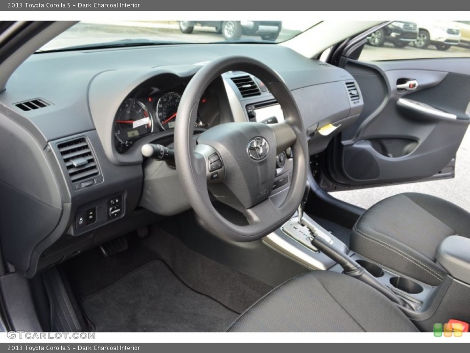 Dark Charcoal Interior Photo for the 2013 Toyota Corolla S #75234634