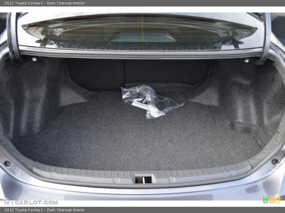 Dark Charcoal Interior Trunk for the 2013 Toyota Corolla S #75234667