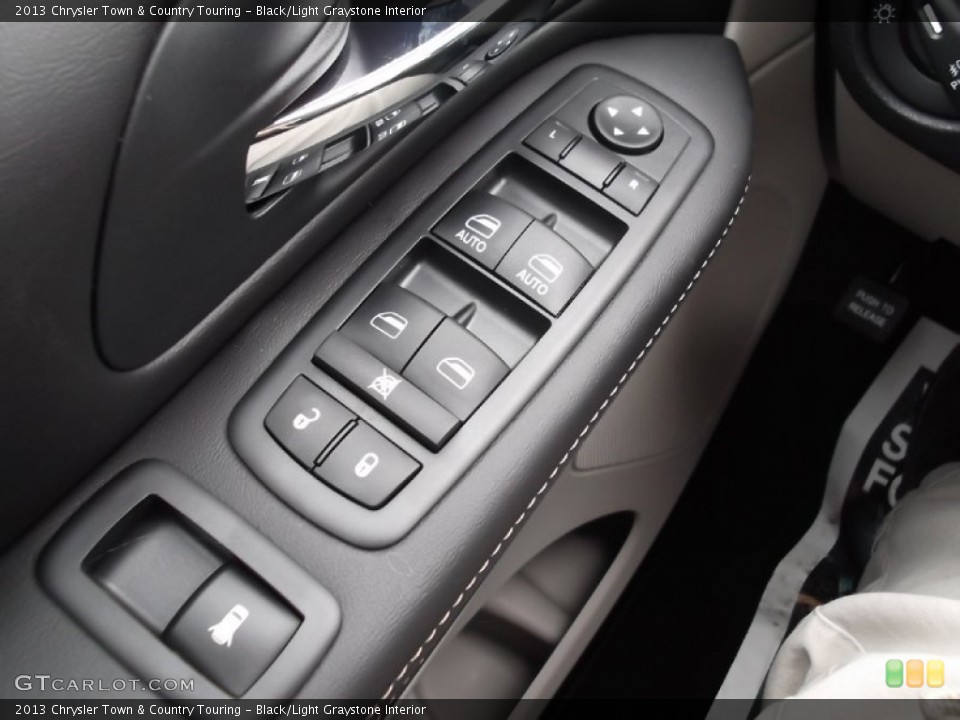 Black/Light Graystone Interior Controls for the 2013 Chrysler Town & Country Touring #75235173