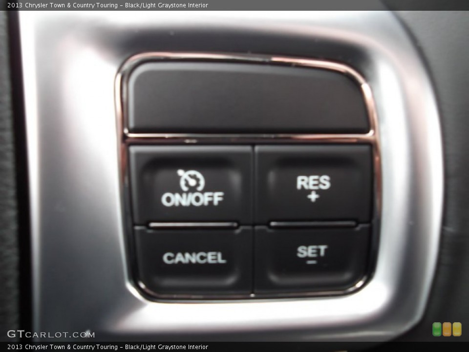 Black/Light Graystone Interior Controls for the 2013 Chrysler Town & Country Touring #75235230