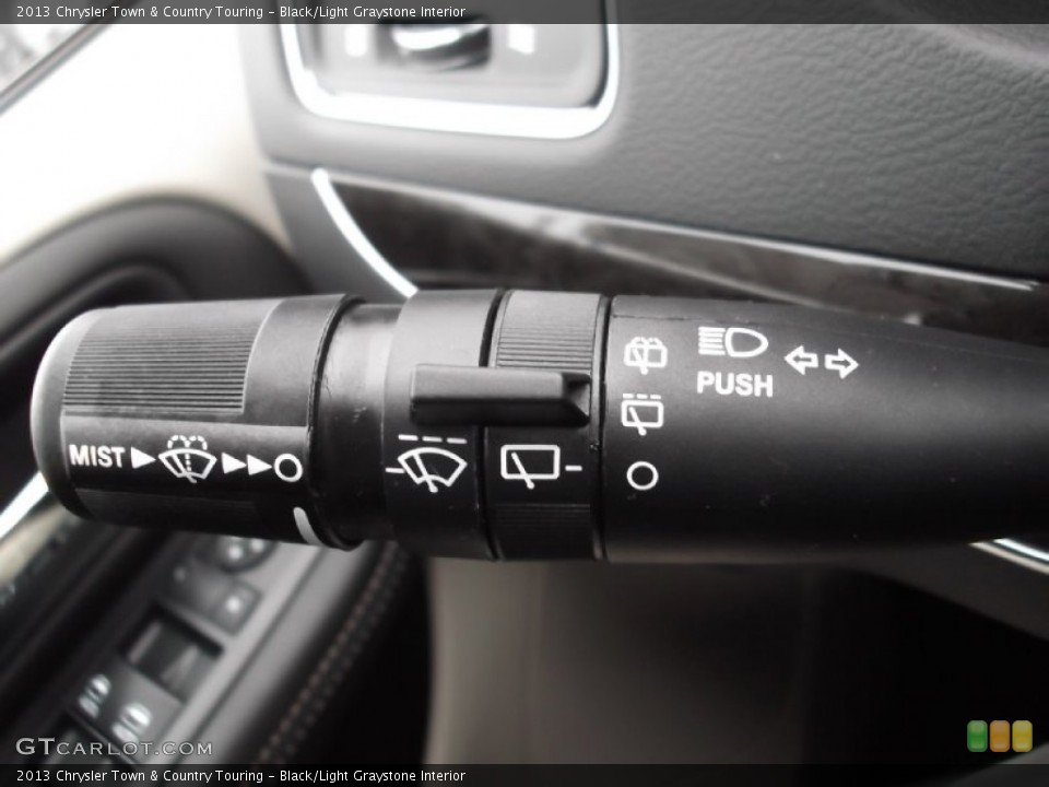 Black/Light Graystone Interior Controls for the 2013 Chrysler Town & Country Touring #75235248