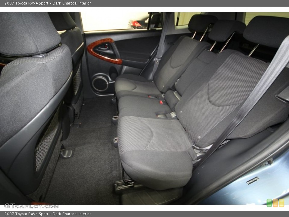 Dark Charcoal Interior Rear Seat for the 2007 Toyota RAV4 Sport #75237153