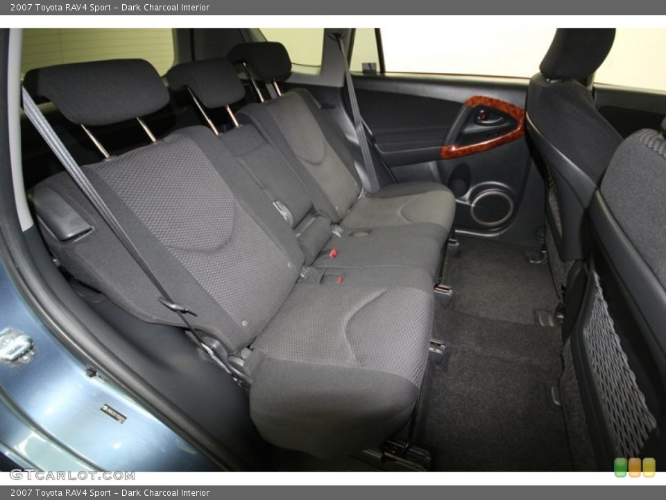 Dark Charcoal Interior Rear Seat for the 2007 Toyota RAV4 Sport #75237606