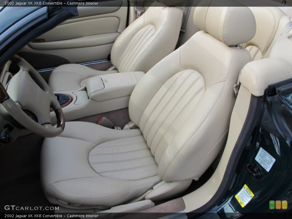Cashmere Interior Front Seat for the 2002 Jaguar XK XK8 Convertible #75237954