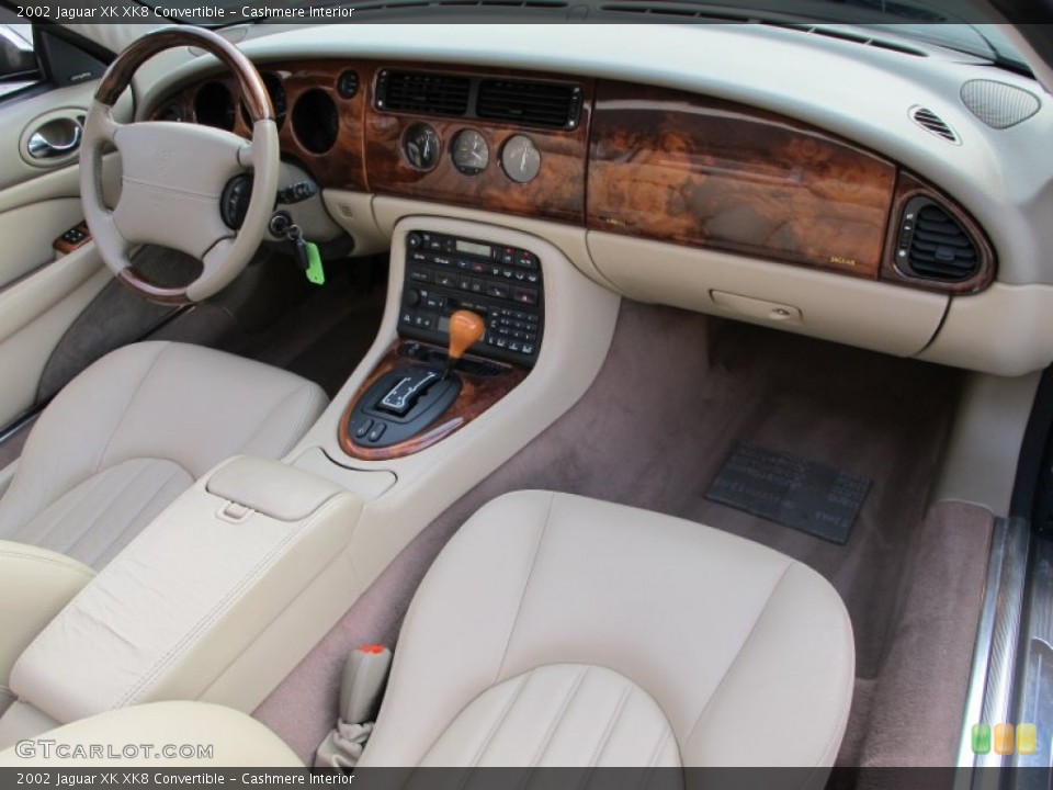 Cashmere Interior Dashboard for the 2002 Jaguar XK XK8 Convertible #75238000
