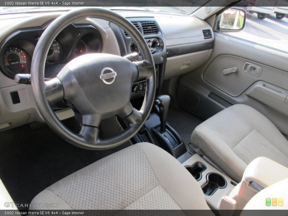 Sage Interior Prime Interior for the 2002 Nissan Xterra SE V6 4x4 #75238434