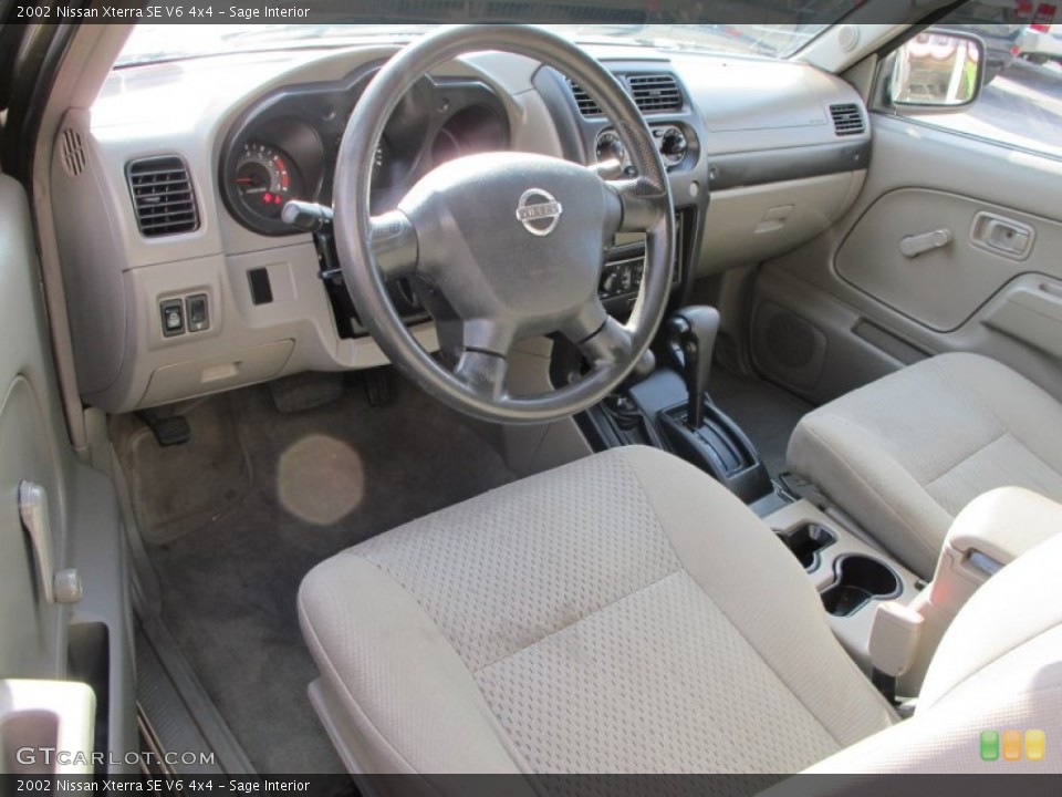 Sage Interior Prime Interior for the 2002 Nissan Xterra SE V6 4x4 #75238459