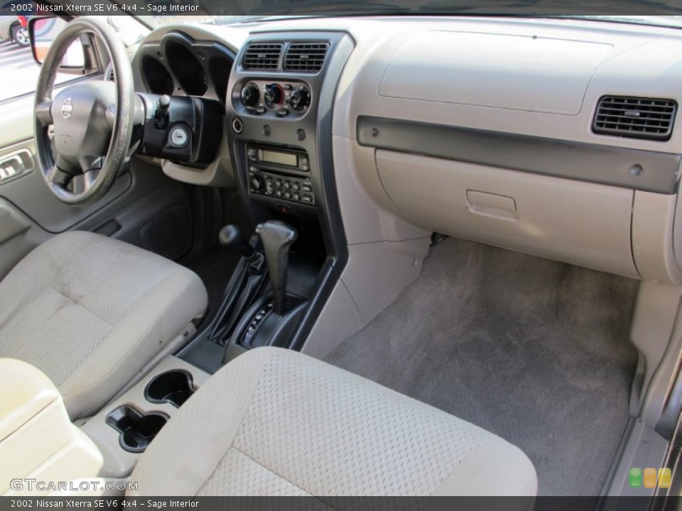 Sage Interior Dashboard for the 2002 Nissan Xterra SE V6 4x4 #75238542