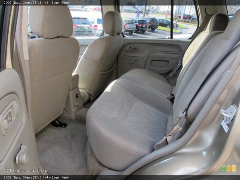 Sage Interior Rear Seat for the 2002 Nissan Xterra SE V6 4x4 #75238593