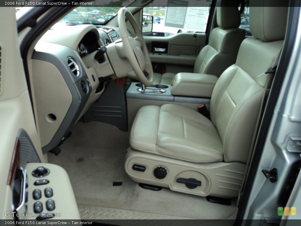 Tan Interior Front Seat for the 2006 Ford F150 Lariat SuperCrew #75239082