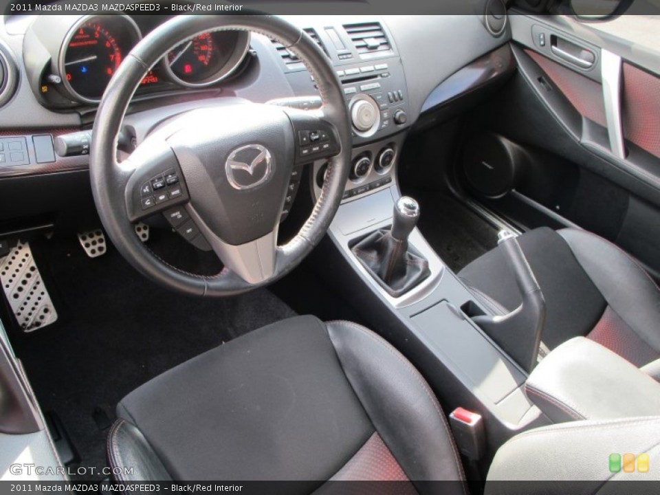 Black/Red Interior Photo for the 2011 Mazda MAZDA3 MAZDASPEED3 #75239431
