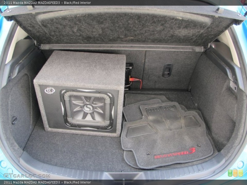 Black/Red Interior Trunk for the 2011 Mazda MAZDA3 MAZDASPEED3 #75239568