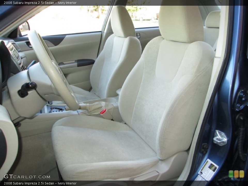Ivory Interior Front Seat for the 2008 Subaru Impreza 2.5i Sedan #75239569