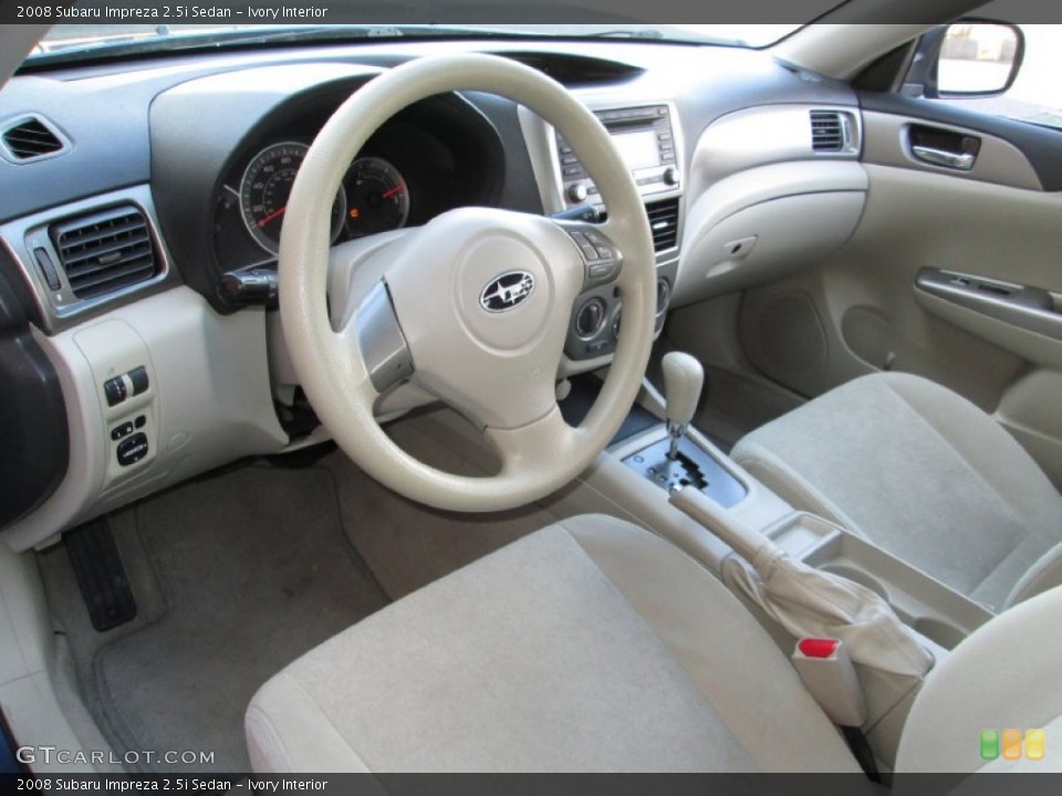 Ivory Interior Prime Interior for the 2008 Subaru Impreza 2.5i Sedan #75239616