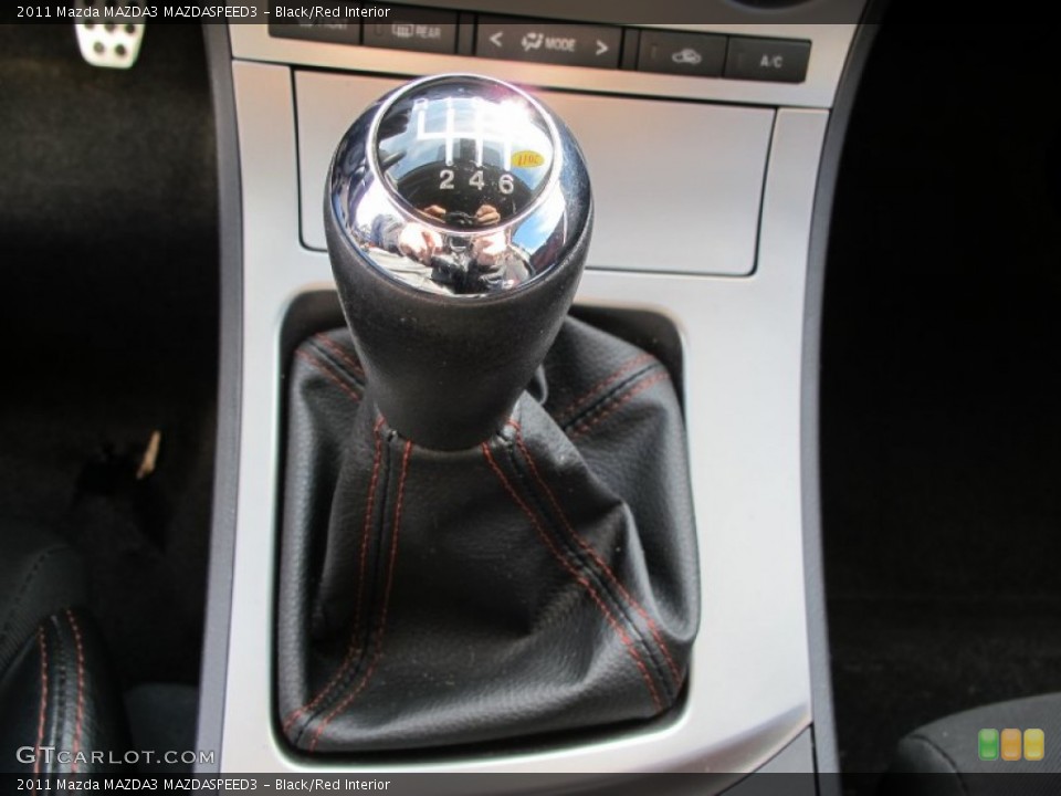 Black/Red Interior Transmission for the 2011 Mazda MAZDA3 MAZDASPEED3 #75239709
