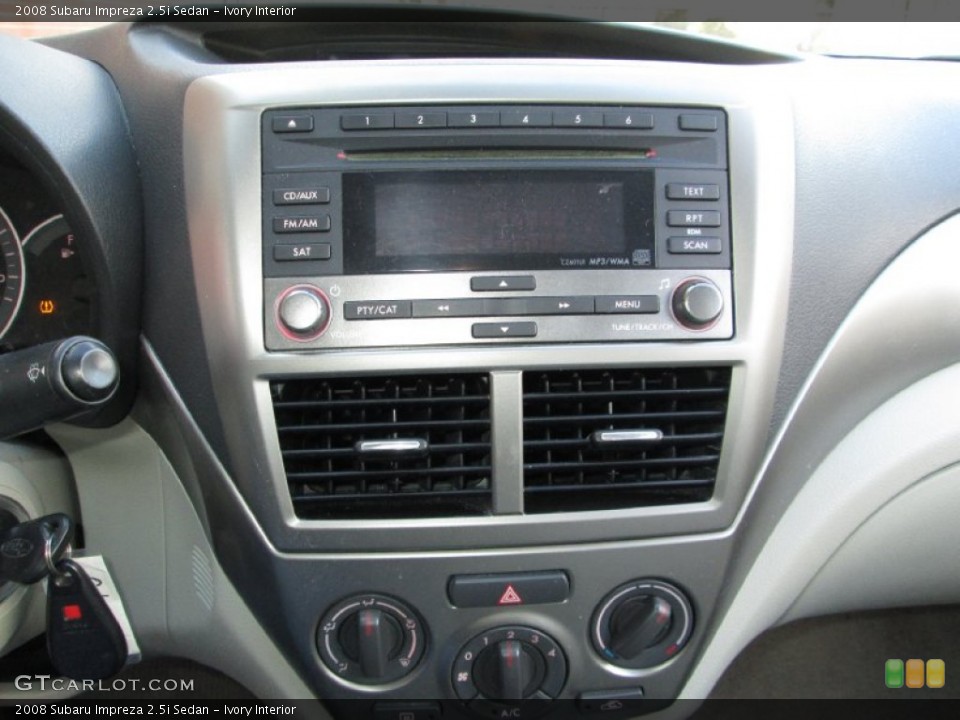 Ivory Interior Controls for the 2008 Subaru Impreza 2.5i Sedan #75239754