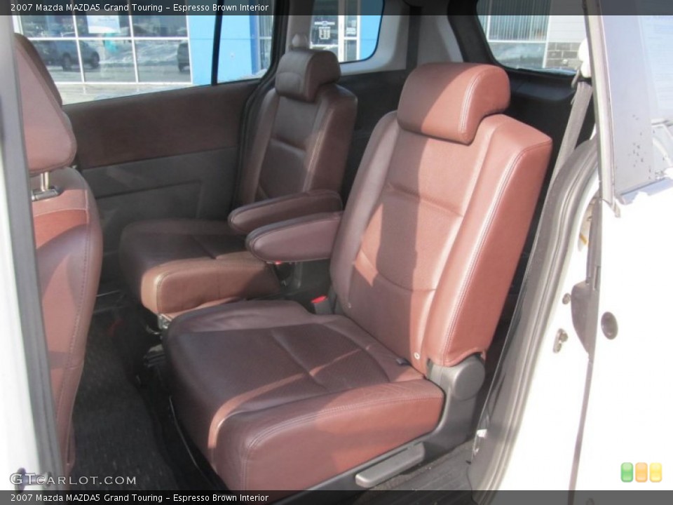 Espresso Brown Interior Rear Seat for the 2007 Mazda MAZDA5 Grand Touring #75241610
