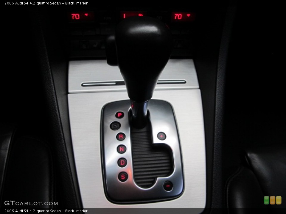 Black Interior Transmission for the 2006 Audi S4 4.2 quattro Sedan #75242493