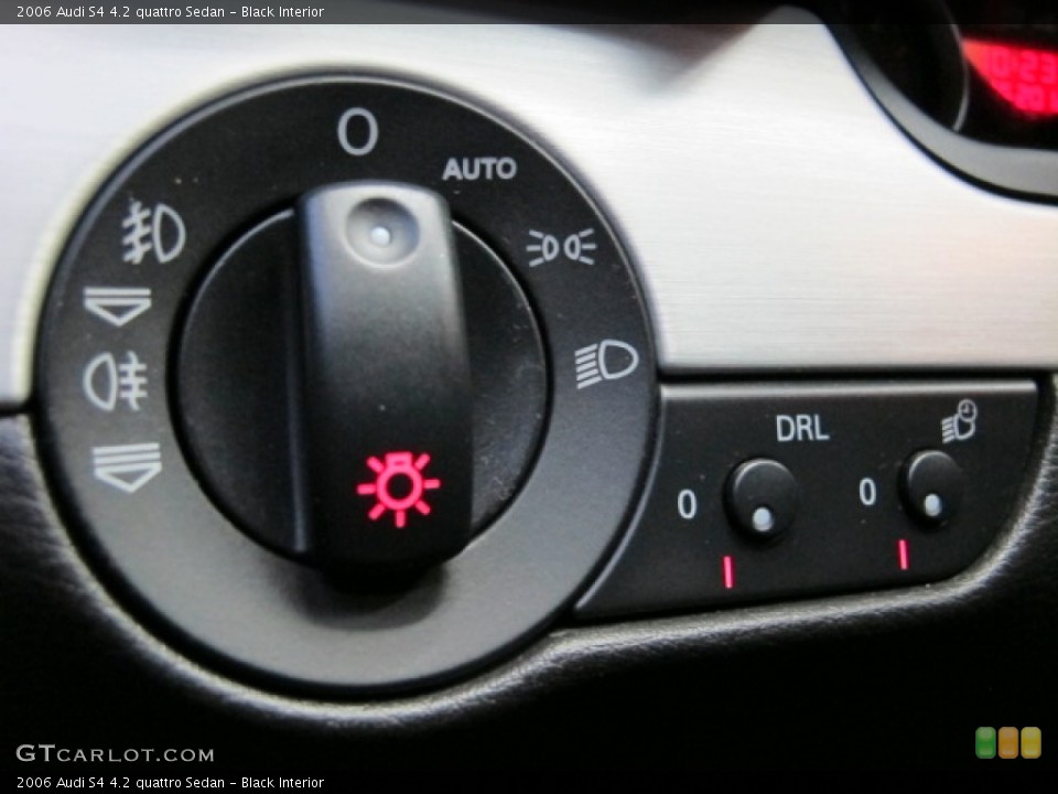 Black Interior Controls for the 2006 Audi S4 4.2 quattro Sedan #75242554
