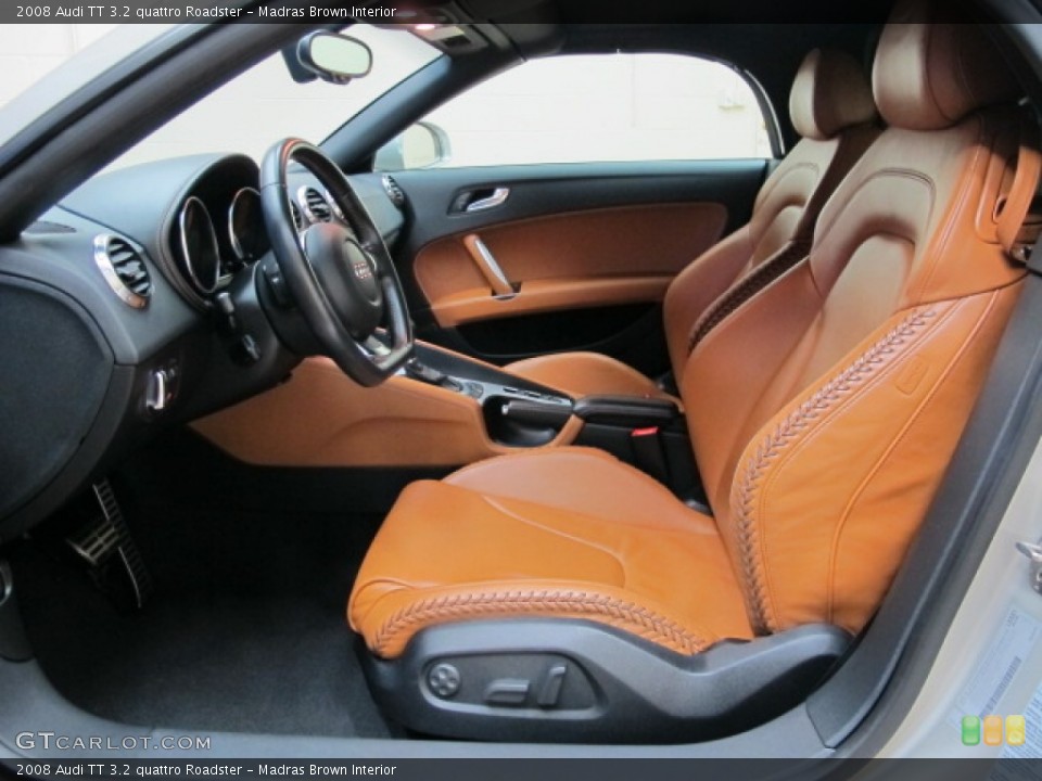 Madras Brown Interior Front Seat for the 2008 Audi TT 3.2 quattro Roadster #75242889