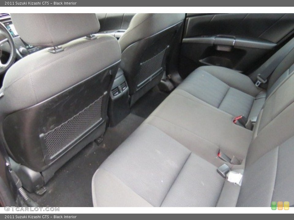 Black Interior Rear Seat for the 2011 Suzuki Kizashi GTS #75246447