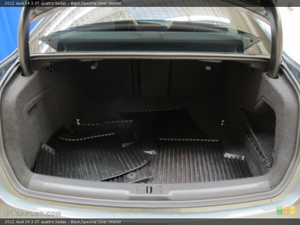 Black/Spectral Silver Interior Trunk for the 2012 Audi S4 3.0T quattro Sedan #75247059