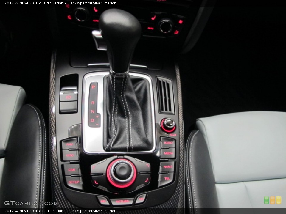 Black/Spectral Silver Interior Transmission for the 2012 Audi S4 3.0T quattro Sedan #75247503