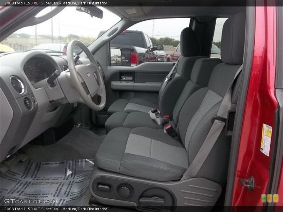 Medium/Dark Flint Interior Front Seat for the 2008 Ford F150 XLT SuperCab #75249271