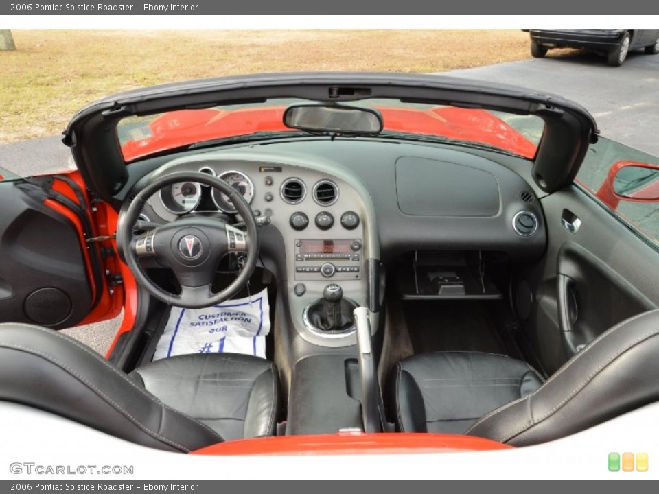 Ebony Interior Dashboard for the 2006 Pontiac Solstice Roadster #75252234