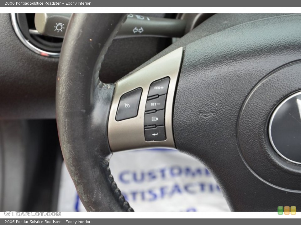 Ebony Interior Controls for the 2006 Pontiac Solstice Roadster #75252249