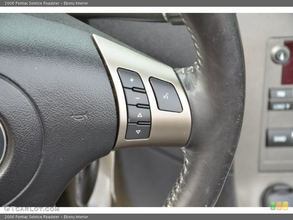 Ebony Interior Controls for the 2006 Pontiac Solstice Roadster #75252269