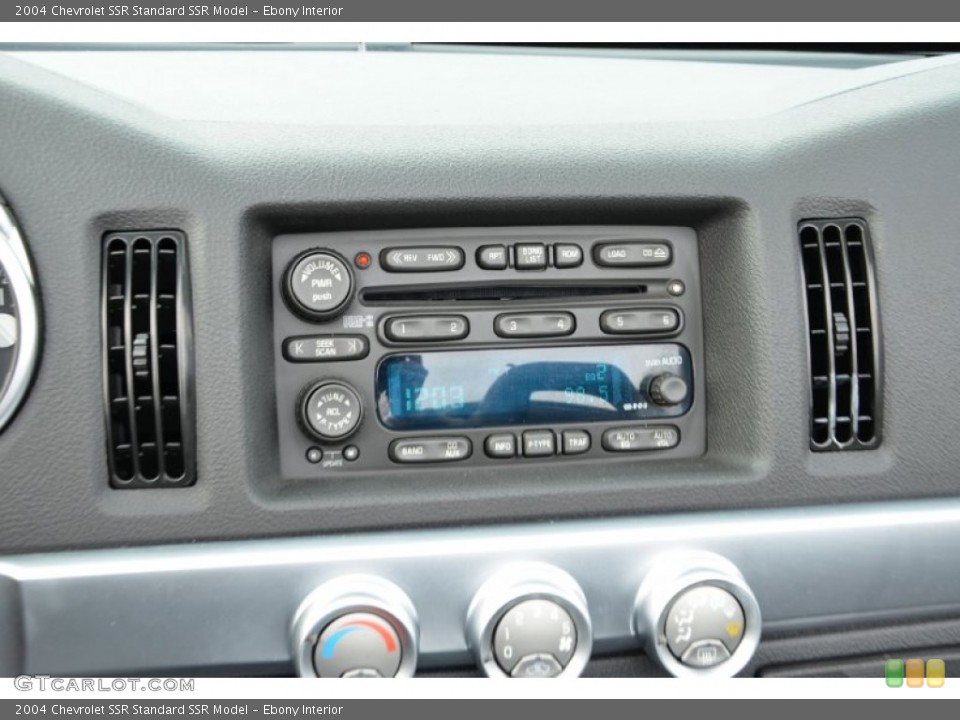 Ebony Interior Audio System for the 2004 Chevrolet SSR  #75253197