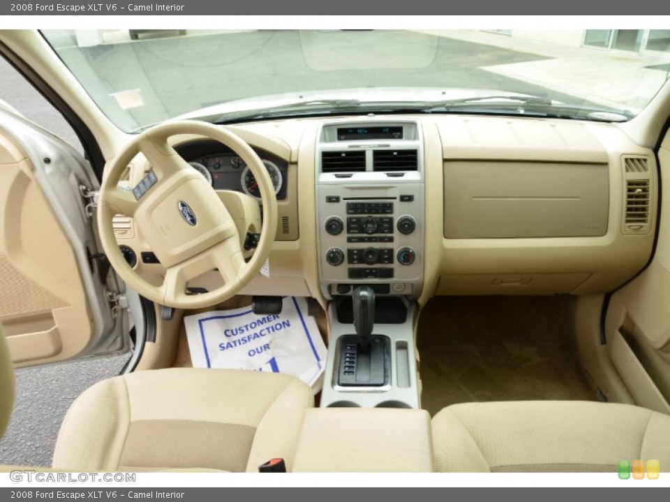 Camel Interior Dashboard for the 2008 Ford Escape XLT V6 #75253525