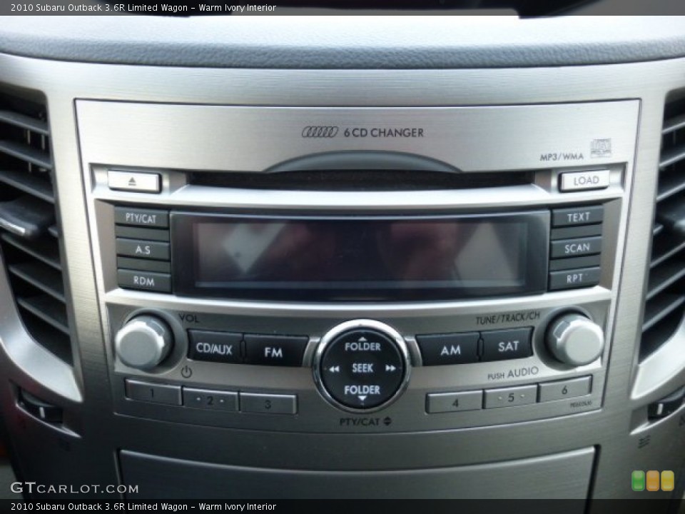 Warm Ivory Interior Audio System for the 2010 Subaru Outback 3.6R Limited Wagon #75253584