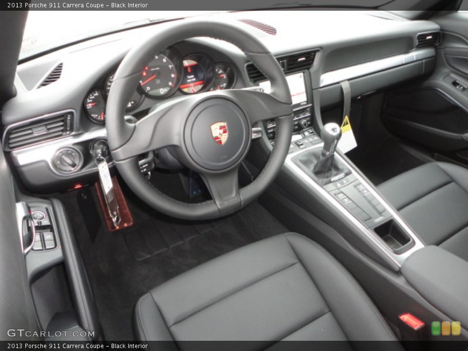 Black Interior Prime Interior for the 2013 Porsche 911 Carrera Coupe #75255228