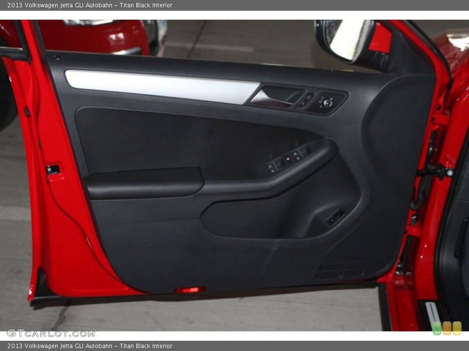 Titan Black Interior Door Panel for the 2013 Volkswagen Jetta GLI Autobahn #75256512