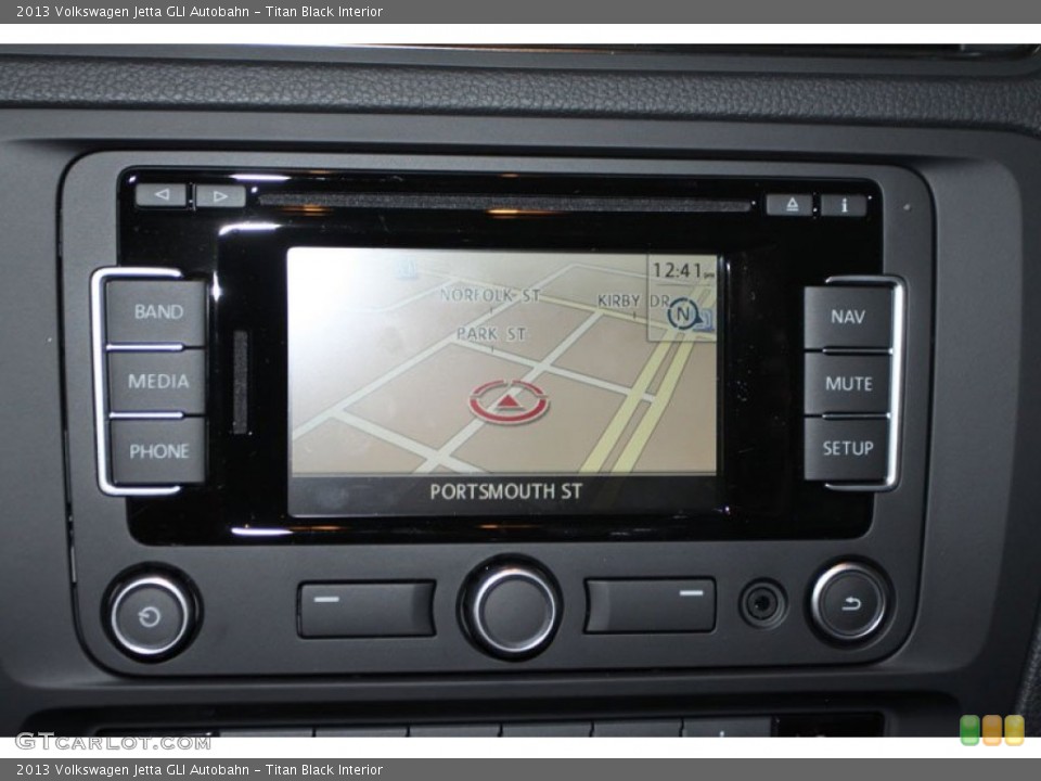 Titan Black Interior Navigation for the 2013 Volkswagen Jetta GLI Autobahn #75256649