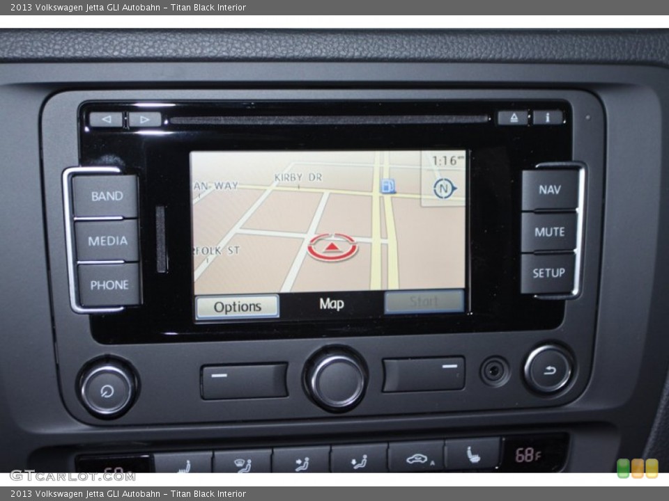 Titan Black Interior Navigation for the 2013 Volkswagen Jetta GLI Autobahn #75257157
