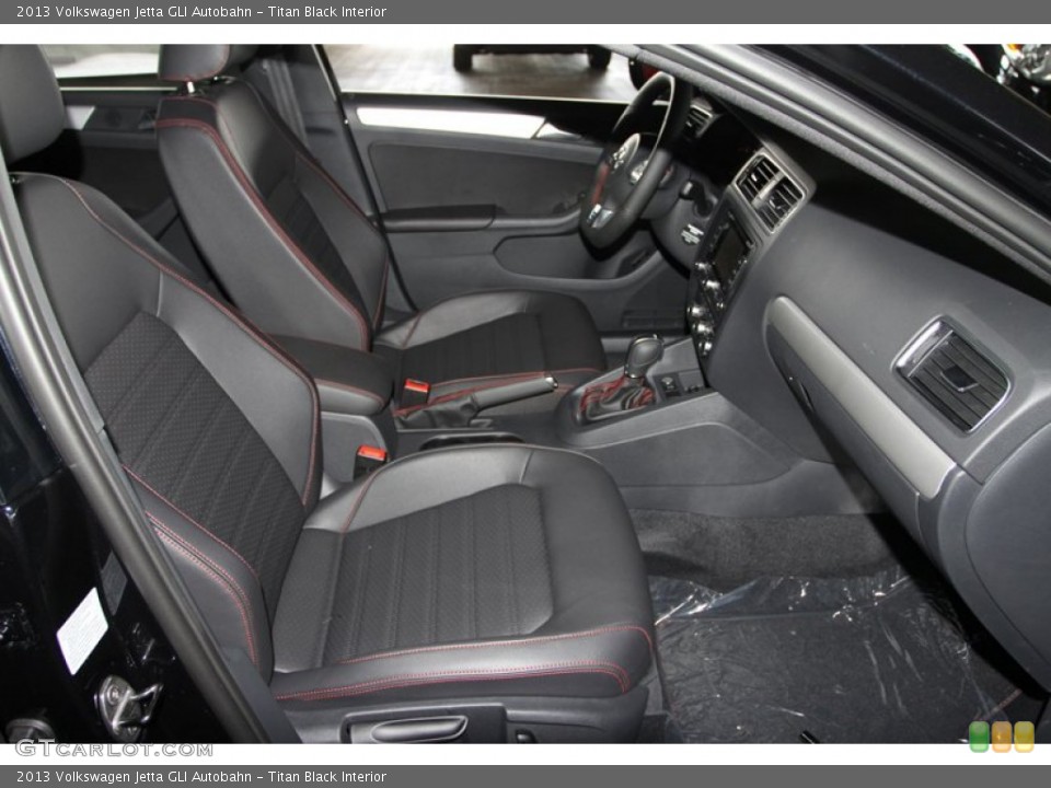 Titan Black Interior Front Seat for the 2013 Volkswagen Jetta GLI Autobahn #75257343