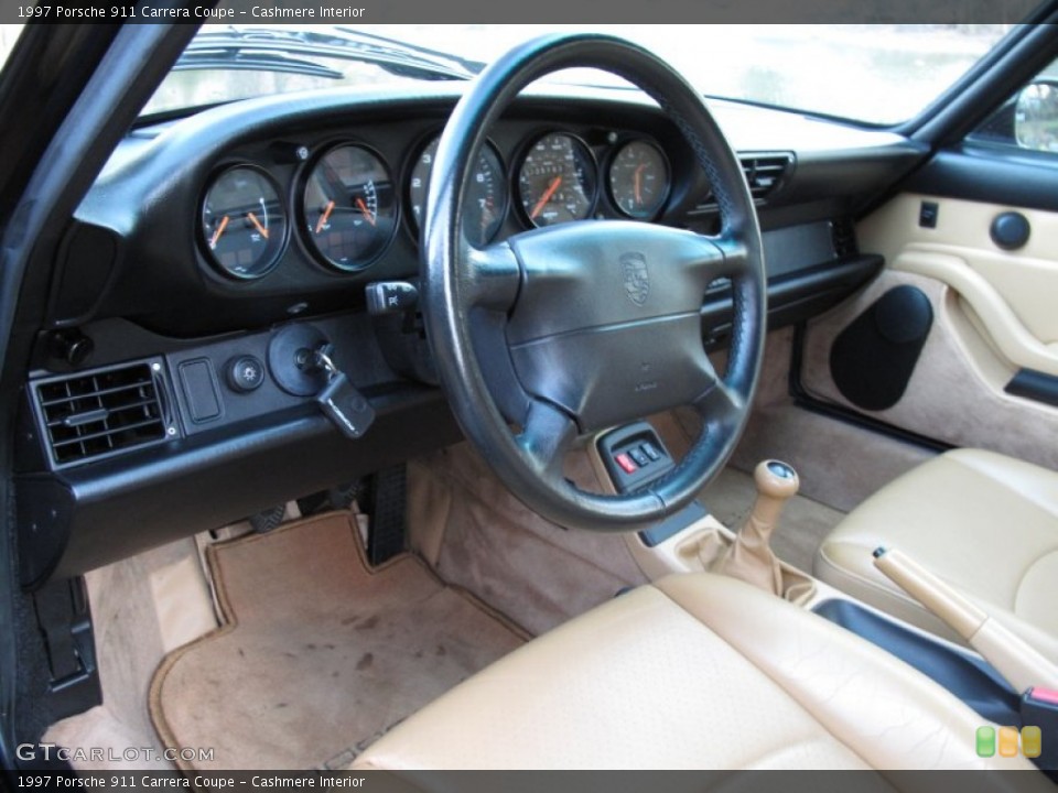 Cashmere Interior Photo for the 1997 Porsche 911 Carrera Coupe #75260583
