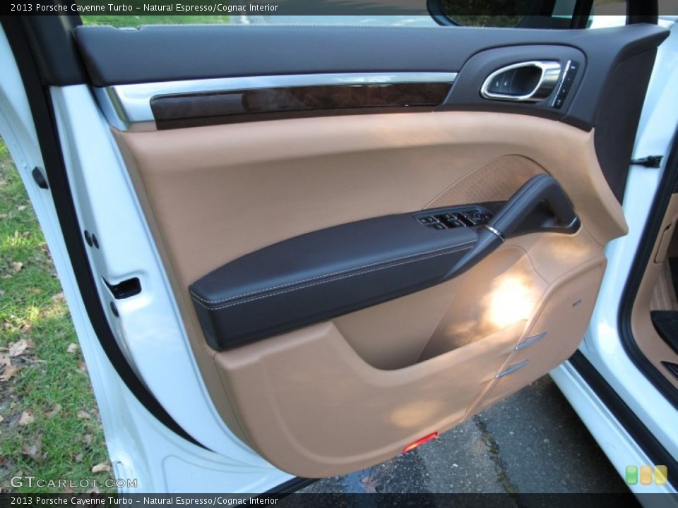 Natural Espresso/Cognac Interior Door Panel for the 2013 Porsche Cayenne Turbo #75260805