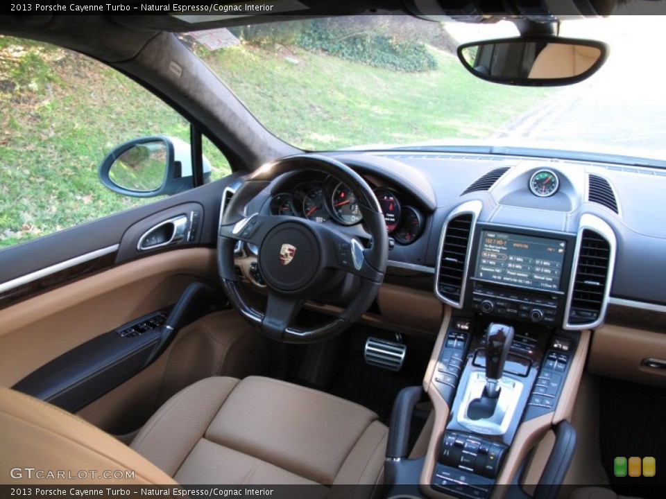 Natural Espresso/Cognac Interior Dashboard for the 2013 Porsche Cayenne Turbo #75260817